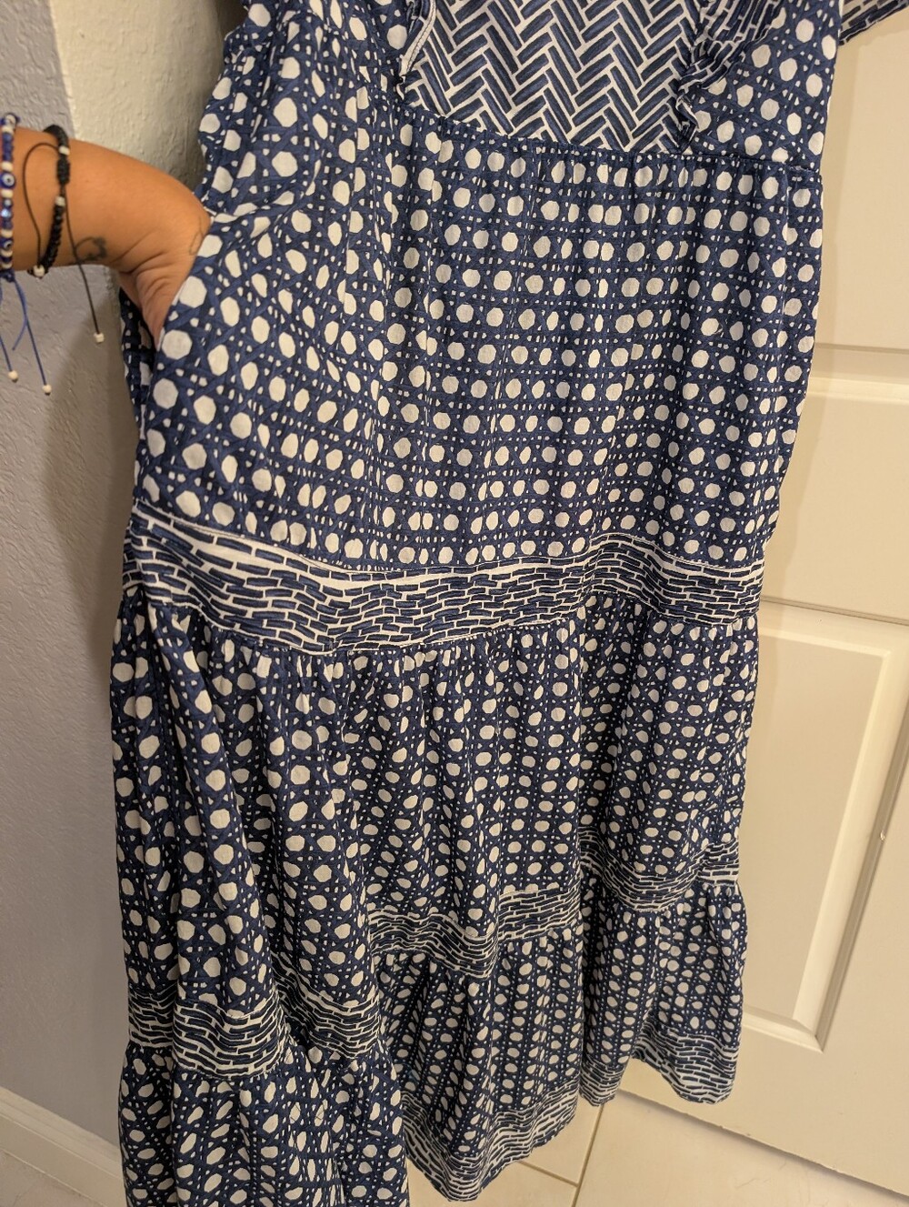 crown & ivy Boho Summer Tiered Maxi Dress - Picture 4 of 4